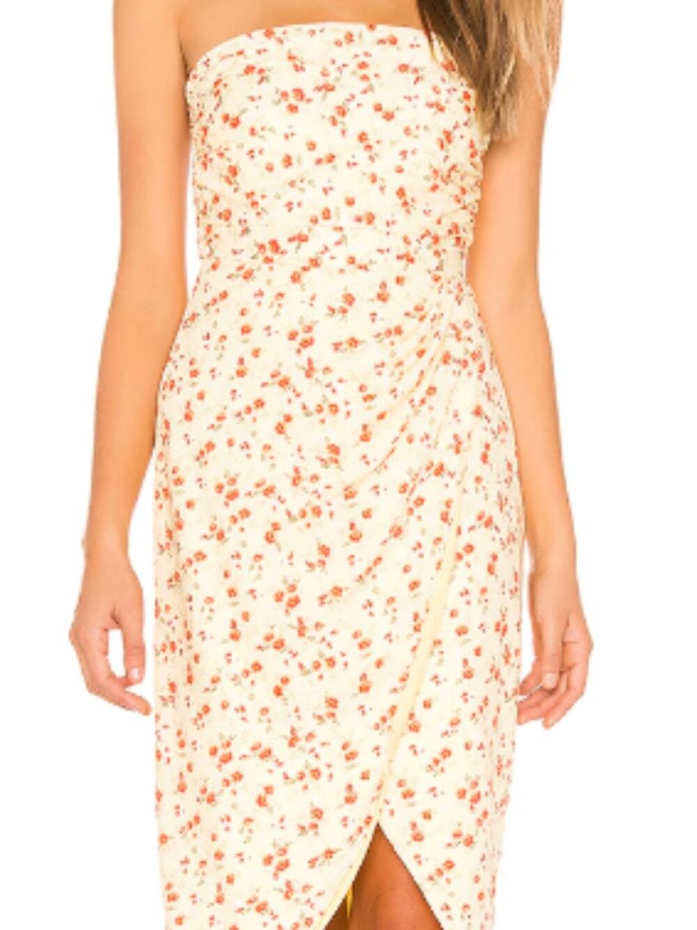 Majorelle Genevieve Mini Dress Yellow Ditsy XS
